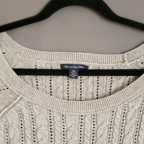 American Eagle cable knit sweater, size M - Picture 2 of 4